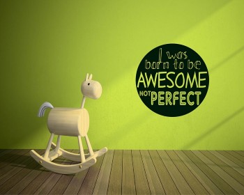 I was Born Quotes Wall Decal Love Vinyl Art Stickers